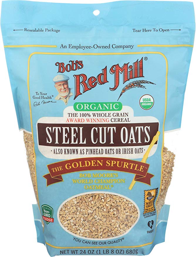 Bob's Red Mill Organic Steel Cut Oats, 24 Oz
