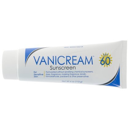Vanicream Sunscreen, Sensitive Skin, Spf 60, 4 Ounce