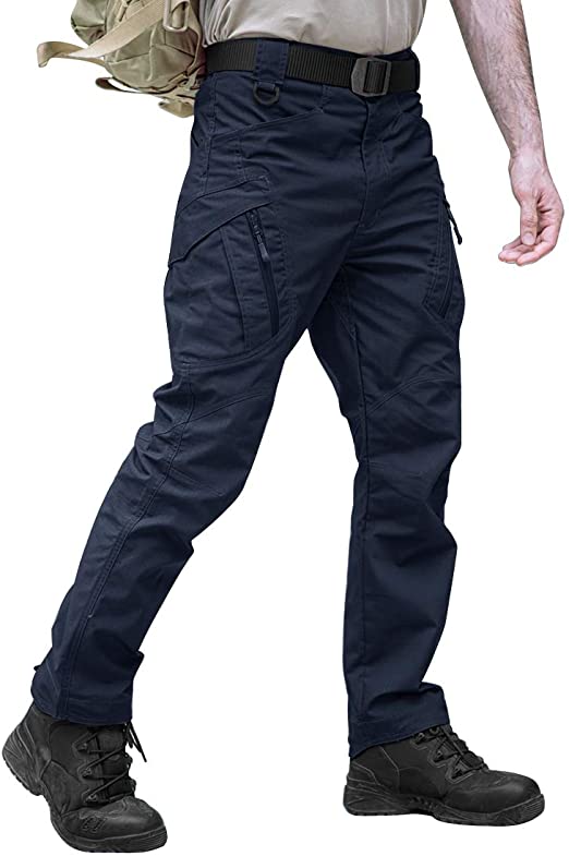 TACVASEN Men's Tactical Cargo Pants Outdoor Sport Military Ripstop Pants