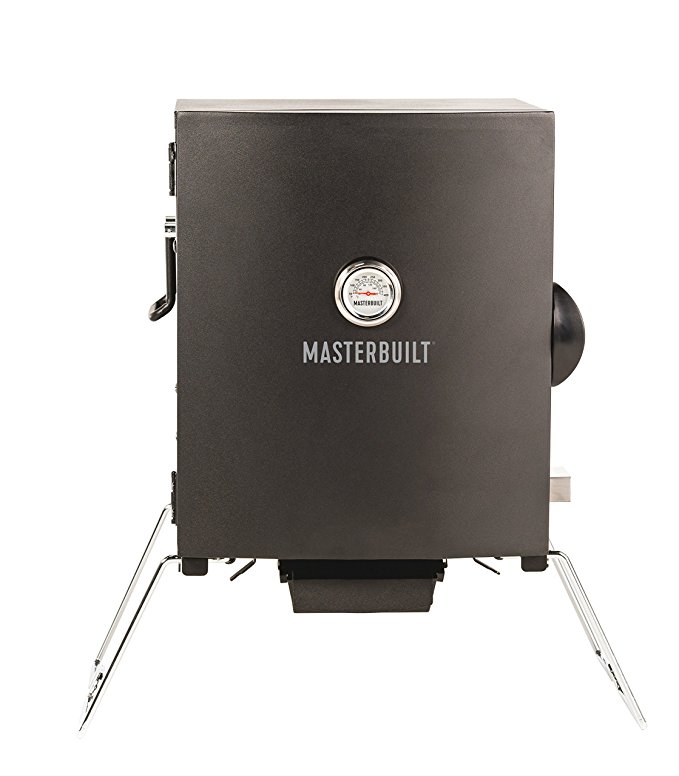 Masterbuilt MB20073716 Patio-2-Portable Electric Smoker, Black