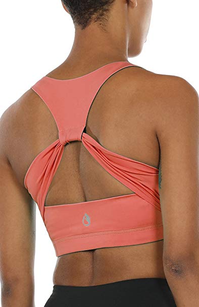 icyzone Women's Activewear Fitness Moving Comfortbal Racerback Sports Bras