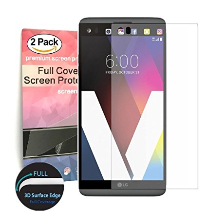 LG V20 Full Cover Screen Protector [2-Pack],Antsplustech Edge to Edge HD Anti-Scratch Screen Protector[Ultra-Clear] [Scratch Proof] [Anti-Fingerprint]