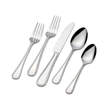 International Silver Adventure 51-Piece Stainless Steel Flatware Set, Service for 8