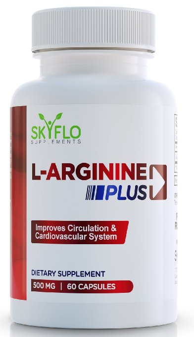 L-Arginine Plus (500mg, 60 High Quality Capsules)