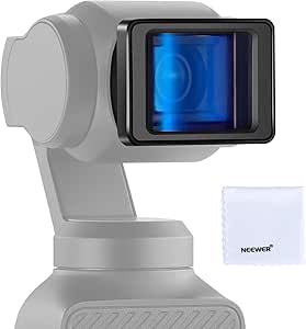 NEEWER LS-44 Magnetic 1.2X Anamorphic Lens Compatible with DJI Osmo Pocket 3, Blue Flare Widescreen Cinematic Effect, Multicoated Resin Lightweight ABS Accessories Precise Gimbal Calibration