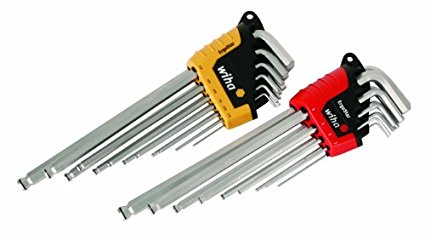 Wiha 66992 MagicRing Ball End Hex L-Key Set In Holders, 22 Piece