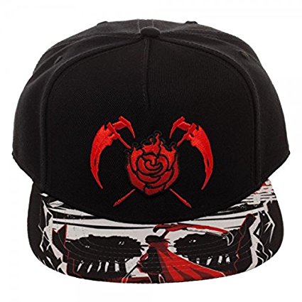 Bioworld RWBY Ruby Rose Logo Sublimated Bill Snapback