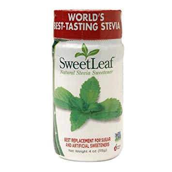 SweetLeaf 100% Natural Stevia Sweetener Powder 4 oz (Pack of 2)