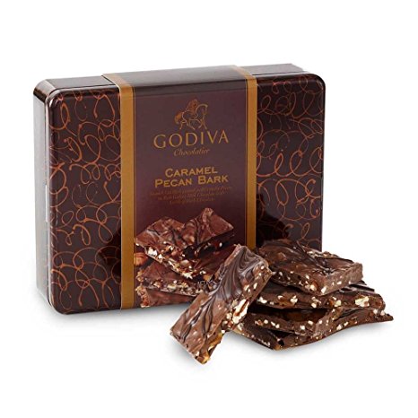 Godiva Chocolatier Caramel Pecan Bark Gift Box