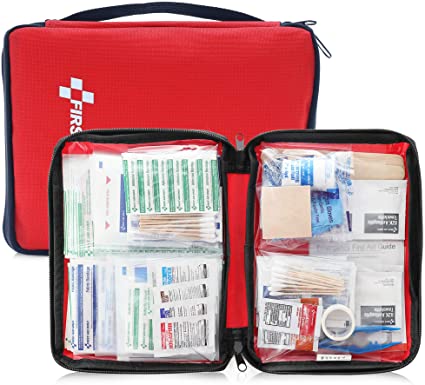 First Aid Only All-Purpose Medical First Aid Kit, 320 Pieces Emergency kit of First aid Supplies (Red-320 Count)