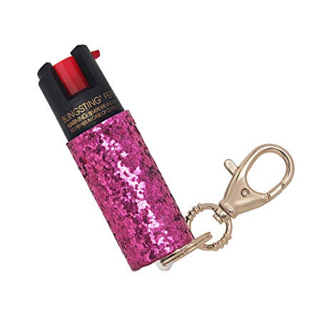 Pepper Spray Keychain for Women - Fashionable & Powerful, Our 10% OC, No Gel Sprays Long Range and is Specifically Designed for Women, Safe, Accessible, Easy to Use, No Accidents, and Refillable