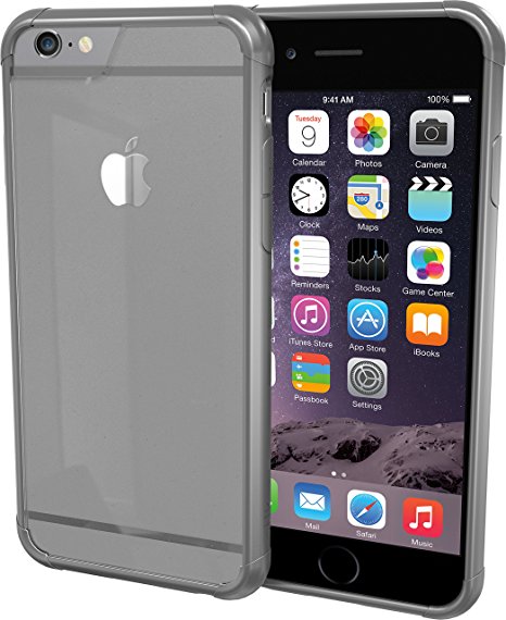 iPhone 6/6s Case - PureView Clear Case for iPhone 6/6s (4.7") by Silk - Ultra Slim Protective Crystal Clear Phone Cover (Space Gray)