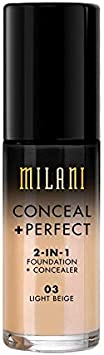 MILANI Conceal   Perfect 2-In-1 Foundation   Concealer - Light Beige