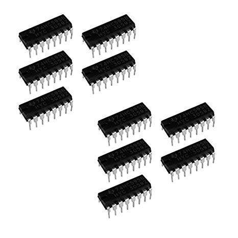 Texas Instruments SN74HC595 74HC595 74HC595N 8-Bit Shift Registers With 3-State Output Registers DIP16 10 Pack