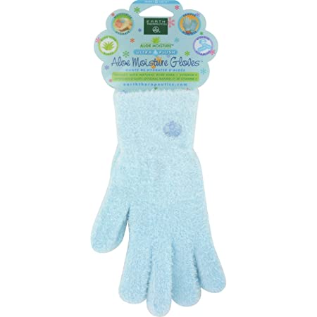 Earth Therapeutics, Gloves Aloe Infused Blue, 1 Count