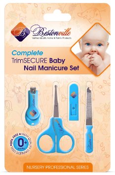 1 Baby Nail Clippers Set with Scissors File and Safety Grooming Tips Complete Care for Any Child Age Newborn or Infant Safe and Easy to Use High Quality Clipper Great Shower Gift Kit