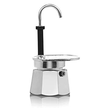 Bialetti 1281 Mini Express Espresso Maker, Silver