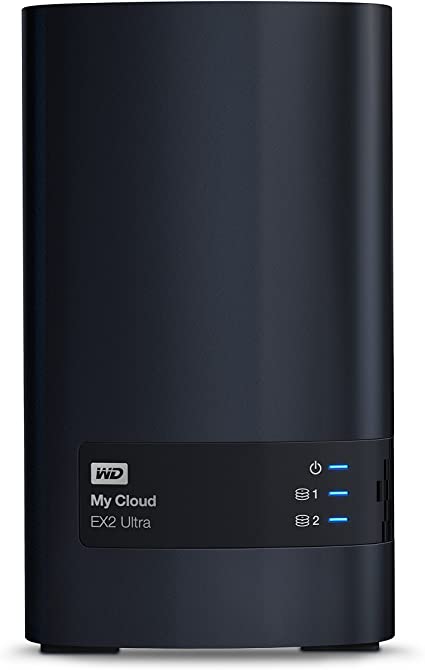 Western Digital My Cloud 28TB EX2 Ultra 2-bay NAS, Black