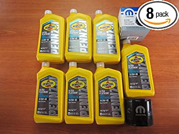 SRT Engine Penzoil Ultra Platinum Full Synthetic 0W-40 Oil 7 Qts.With Oil Filter