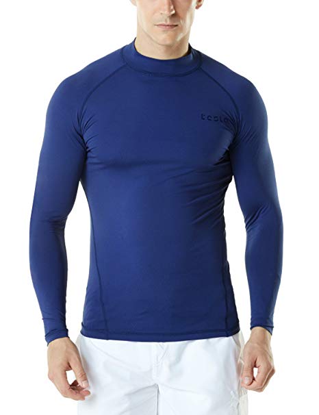 Tesla Men's UPF 50  Long Sleeve Rashguard MSR Series