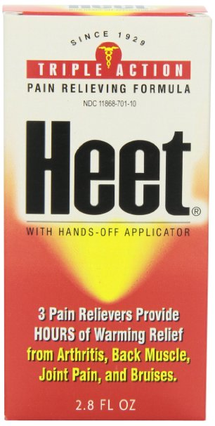 Heet Pain Relieving Formula with Hands Off Applicator, 2.8 Ounce