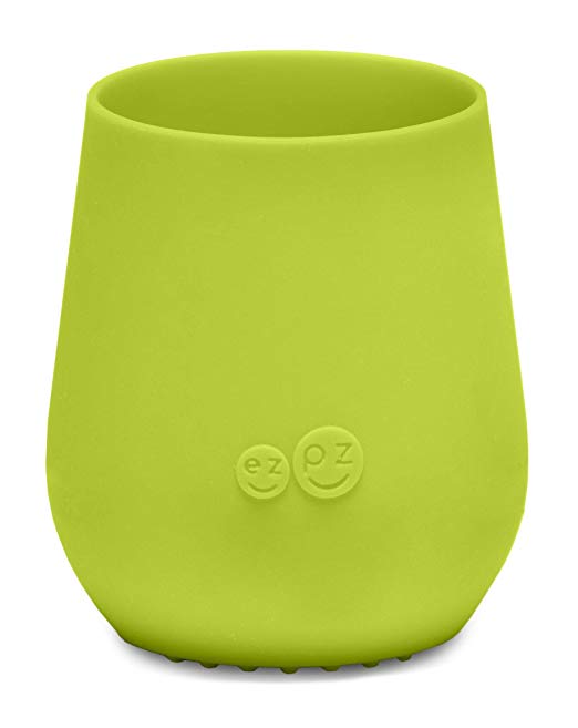 ezpz Tiny Cup - Silicone Infant Feeding Cup (Lime)