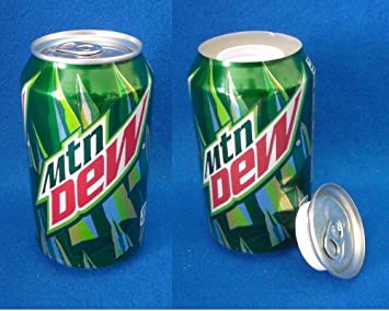 MOUNTAIN DEW DIVERSION SAFE STASH POP CAN HIDE A KEY BRAND NEW