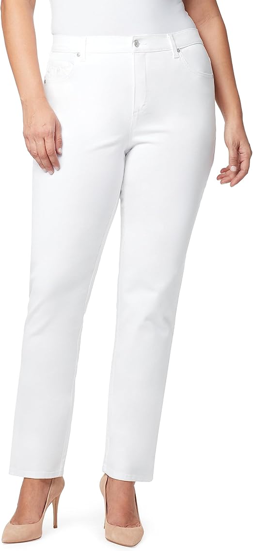 Gloria Vanderbilt Womens Amanda Classic High Rise Tapered Jean Petite