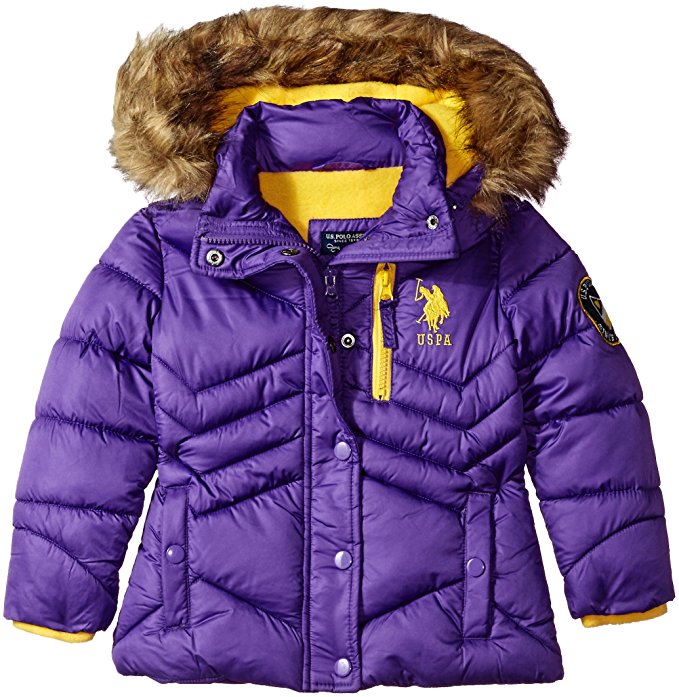 U.S. Polo Assn. Girls' Bubble Jacket (More Styles Available)