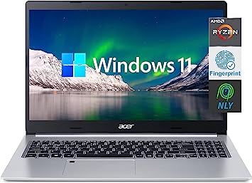 Acer Aspire 15.6'' Laptop with Fingerprint Reader & Backlit Keyboard(Latest Model)Full HD IPS Display,AMD Ryzen 3 Quad-Core Processor,20GB RAM,1TB SSD,RJ-45,USB-C,HDMI,NLY MP,Windows 11,Silver