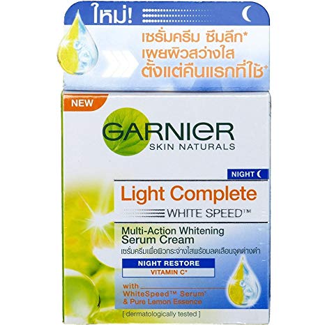 Garnier Skin Naturals Light Overnight Whitening Peeling Night Cream (50ml)