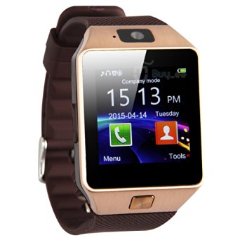 Tagital® Bluetooth Smart Watch Wrist Watch with Camera For Android IOS Smart Phone Samsung S5 / Note 2 / 3 / 4, Nexus 6, HTC, Sony, Huawei and Other Android Smart Phones (Gold)