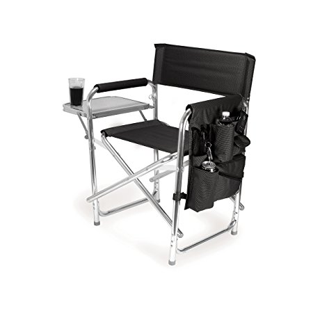 Picnic Time Portable Folding 'Sports Chair', Black