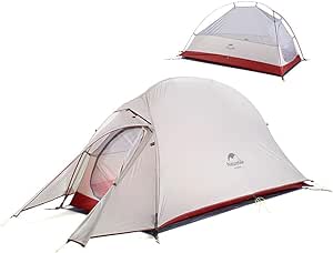 Naturehike Cloud-up 1 Tente de Camping Ultra-légère pour 1 Personne - Tente de Randonnée Double Couche Imperméable 4 Saisons