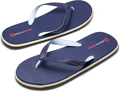 Alpine Swiss Men’s Flip Flops Lightweight EVA Sandals