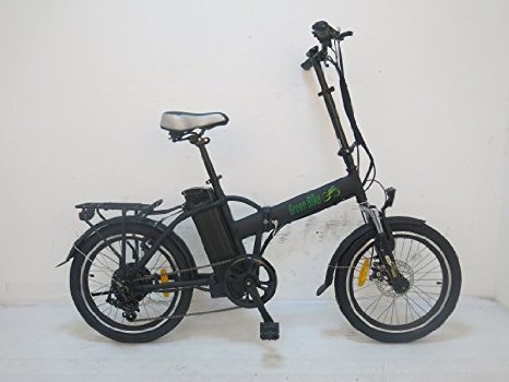 Greenbike USA Electric Motor Power Bicycle Lithium Battery Folding Bike