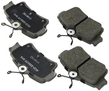 ACDelco 14D627CH Advantage Ceramic Rear Disc Brake Pad Set