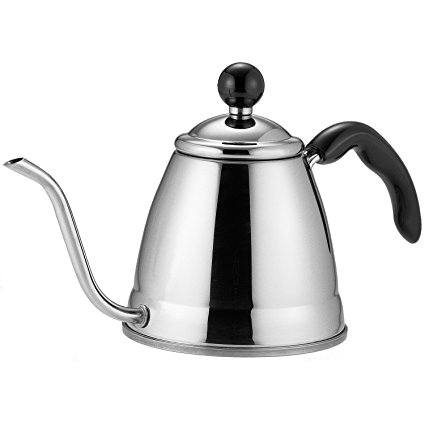 Fino Pour Over Coffee Kettle, 18/8 Stainless Steel, 6-Cup, 1.2L Capacity
