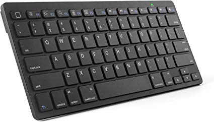 Bluetooth Keyboard, CHOETECH Mini Ultra-Thin Wireless Bluetooth 3.0 Connection Keyboard for iPhone/iPad Air/iPad Pro/iPad Mini, Windows, Smartphones and Tablets with Android 3.0 and Superior