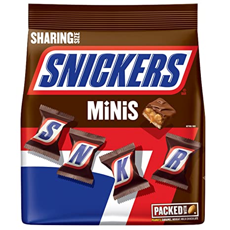SNICKERS Minis Size Chocolate Candy Bars 9.7-Ounce Bag