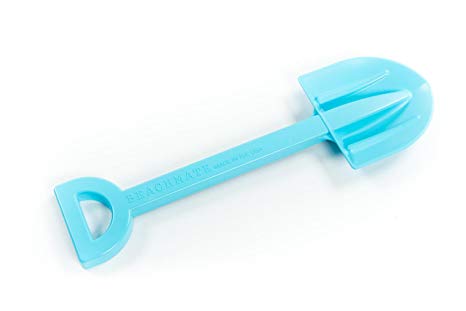 Beachmate The Strongest Shovel on The Beach - Heavy-Duty Blue Plastic Shovel for Digging in Sand or Snow, Playing in Sandbox, Gardening, etc. (Single)