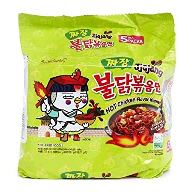 Samyang Spicy Instant Ramen (Black Bean Roasted Chicken (5 pack))