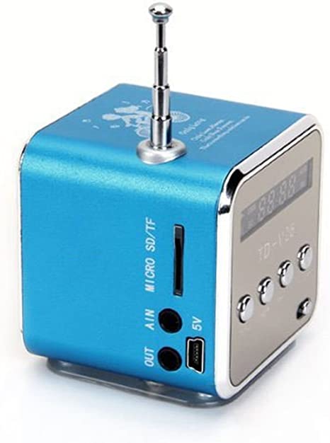 Portable Mini Stereo FM Radio MP3 Bluetooth Speaker Music Player Support Micro SD