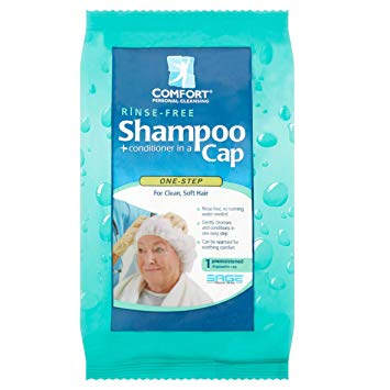 Comfort Medical Personal Cleansing Rinse-Free Shampoo   Conditioner in a Cap - 1 each, Pack of 6