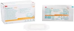 3M tegaderm  Pad Transparent Dressing with Absorbent Pad - 2 3/8" X 4" Dressing, 1" X 2 3/8" Pad - Box