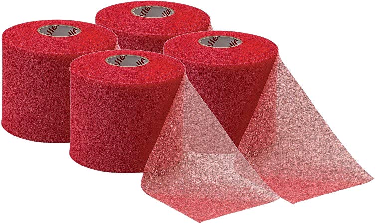 Mueller M-Wrap Pre wrap for Athletic Tape (Big Red, 4 Rolls)