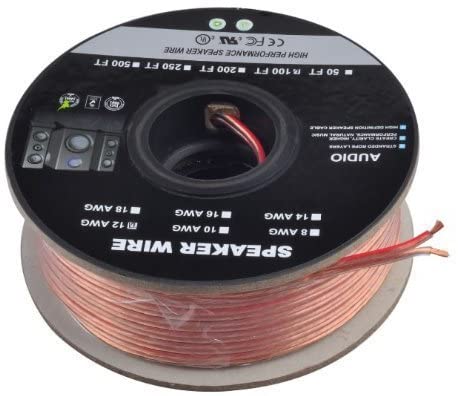 Enhanced Loud Oxygen Free Copper Speaker Cable 100 Feet