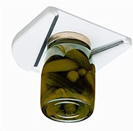 Under Cabinet Jar Opener Vise V Shaped Wedge Kitchen Counter Lid Bottle Cap