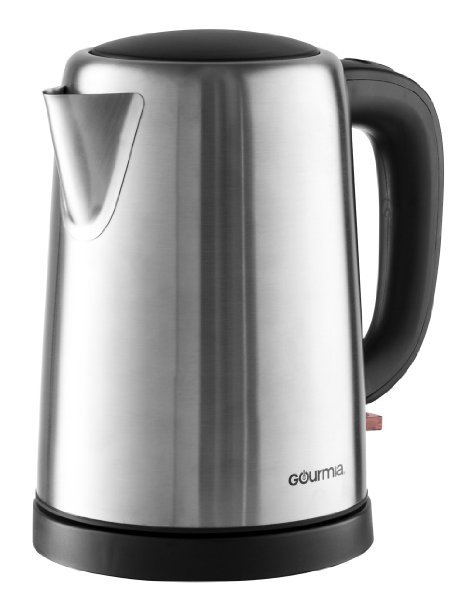 Gourmia GK250 18 Qt17 L Cordless Stainless Steel Kettle Supreme - Speed Boil - Auto Shutoff Boil Detect - Concealed Element - 360 Swivel Base - 1500 Watts