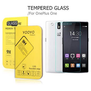 OnePlus One Tempered Screen Protector - YooyoTM Premium 0.33mm Tempered Glass Screen Protector for Oneplus One (OnePlus One)